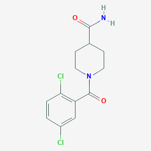 molecular formula C13H14Cl2N2O2 B5743443 1-(2,5-dichlorobenzoyl)-4-piperidinecarboxamide 