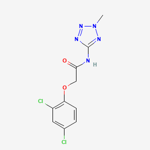 2-(2,4-dichlorophenoxy)-N-(2-methyl-2H-tetrazol-5-yl)acetamide