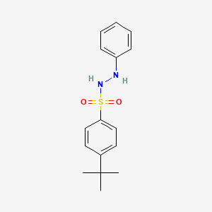 molecular formula C16H20N2O2S B5743510 4-tert-butyl-N'-phenylbenzenesulfonohydrazide 