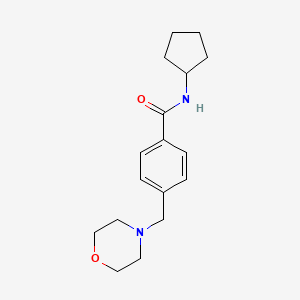 N-cyclopentyl-4-(4-morpholinylmethyl)benzamide