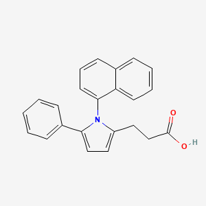 3-[1-(1-naphthyl)-5-phenyl-1H-pyrrol-2-yl]propanoic acid