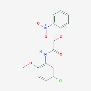 N-(5-chloro-2-methoxyphenyl)-2-(2-nitrophenoxy)acetamide