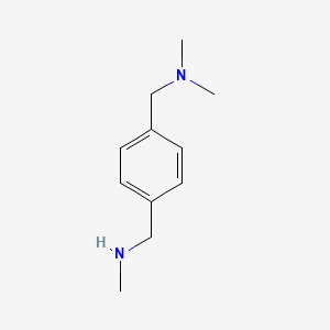 molecular formula C11H18N2 B574367 (4-Dimethylaminomethyl-benzyl)-methyl-amine CAS No. 179873-24-6