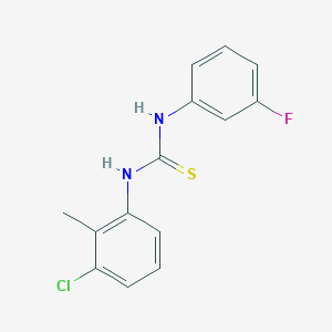 N-(3-chloro-2-methylphenyl)-N'-(3-fluorophenyl)thiourea