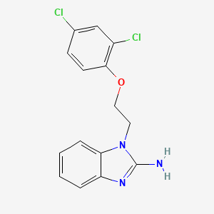 1-[2-(2,4-dichlorophenoxy)ethyl]-1H-benzimidazol-2-amine