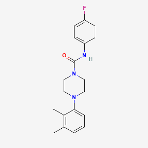 4-(2,3-dimethylphenyl)-N-(4-fluorophenyl)-1-piperazinecarboxamide