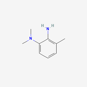 molecular formula C9H14N2 B574376 1,2-Benzenediamine,n1,n1,3-trimethyl- CAS No. 183251-83-4