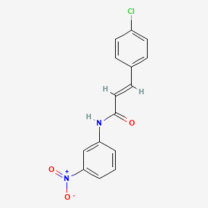 3-(4-chlorophenyl)-N-(3-nitrophenyl)acrylamide