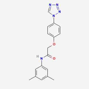 molecular formula C17H17N5O2 B5743810 N-(3,5-dimethylphenyl)-2-[4-(1H-tetrazol-1-yl)phenoxy]acetamide 