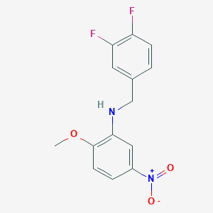 (3,4-difluorobenzyl)(2-methoxy-5-nitrophenyl)amine