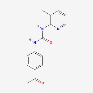 N-(4-acetylphenyl)-N'-(3-methyl-2-pyridinyl)urea