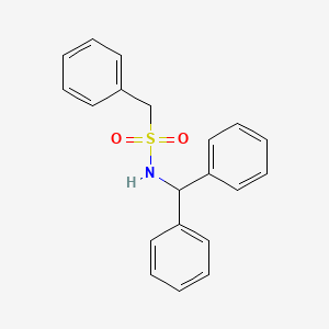 N-(diphenylmethyl)-1-phenylmethanesulfonamide