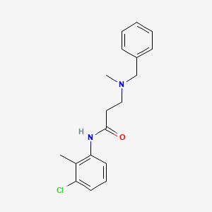 N~3~-benzyl-N~1~-(3-chloro-2-methylphenyl)-N~3~-methyl-beta-alaninamide