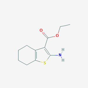 molecular formula C11H15NO2S B057439 2-氨基-4,5,6,7-四氢苯并[b]噻吩-3-羧酸乙酯 CAS No. 4506-71-2