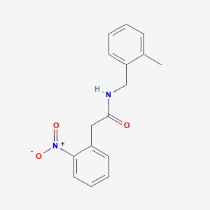 molecular formula C16H16N2O3 B5743961 N-(2-methylbenzyl)-2-(2-nitrophenyl)acetamide 