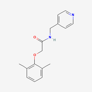 molecular formula C16H18N2O2 B5743971 2-(2,6-dimethylphenoxy)-N-(4-pyridinylmethyl)acetamide 