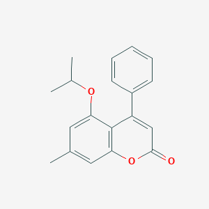 5-isopropoxy-7-methyl-4-phenyl-2H-chromen-2-one