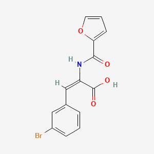 3-(3-bromophenyl)-2-(2-furoylamino)acrylic acid