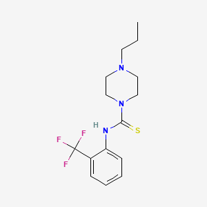 4-propyl-N-[2-(trifluoromethyl)phenyl]-1-piperazinecarbothioamide