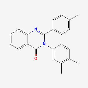 3-(3,4-dimethylphenyl)-2-(4-methylphenyl)-4(3H)-quinazolinone