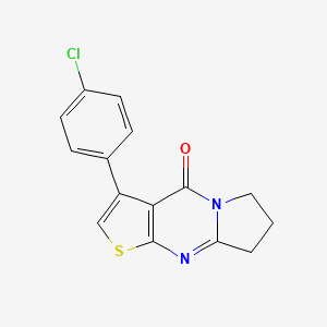 3-(4-chlorophenyl)-7,8-dihydropyrrolo[1,2-a]thieno[2,3-d]pyrimidin-4(6H)-one