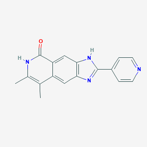 B057442 7,8-Dimethyl-2-pyridin-4-yl-3,6-dihydroimidazo[4,5-g]isoquinolin-5-one CAS No. 117241-89-1