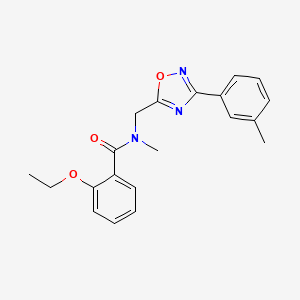 2-ethoxy-N-methyl-N-{[3-(3-methylphenyl)-1,2,4-oxadiazol-5-yl]methyl}benzamide