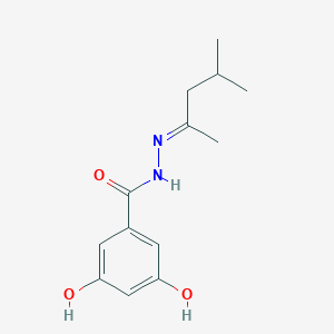 N'-(1,3-dimethylbutylidene)-3,5-dihydroxybenzohydrazide