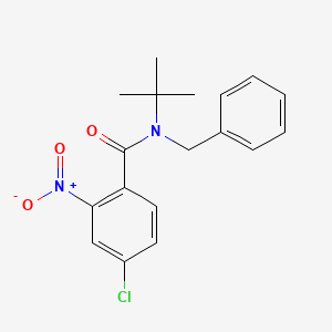 N-benzyl-N-(tert-butyl)-4-chloro-2-nitrobenzamide