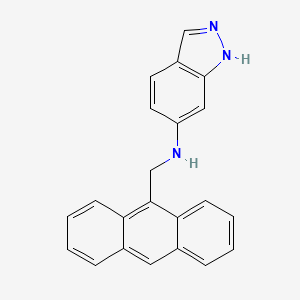 N-(9-anthrylmethyl)-1H-indazol-6-amine