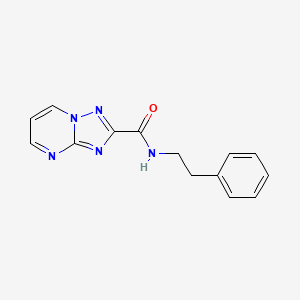 molecular formula C14H13N5O B5744311 N-(2-phenylethyl)[1,2,4]triazolo[1,5-a]pyrimidine-2-carboxamide 