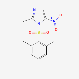 molecular formula C13H15N3O4S B5744319 1-(mesitylsulfonyl)-2-methyl-5-nitro-1H-imidazole 