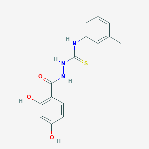 2-(2,4-dihydroxybenzoyl)-N-(2,3-dimethylphenyl)hydrazinecarbothioamide