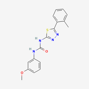 N-(3-methoxyphenyl)-N'-[5-(2-methylphenyl)-1,3,4-thiadiazol-2-yl]urea