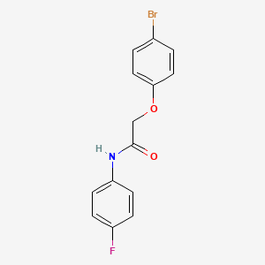 2-(4-bromophenoxy)-N-(4-fluorophenyl)acetamide