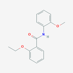 molecular formula C16H17NO3 B5744454 2-ethoxy-N-(2-methoxyphenyl)benzamide 