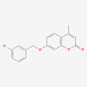 7-[(3-bromobenzyl)oxy]-4-methyl-2H-chromen-2-one