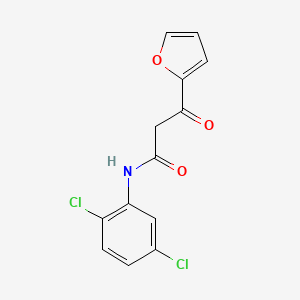 N-(2,5-dichlorophenyl)-3-(2-furyl)-3-oxopropanamide