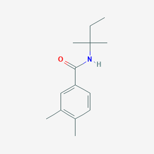 molecular formula C14H21NO B5744583 N-(1,1-dimethylpropyl)-3,4-dimethylbenzamide 