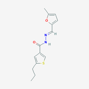 N'-[(5-methyl-2-furyl)methylene]-5-propyl-3-thiophenecarbohydrazide