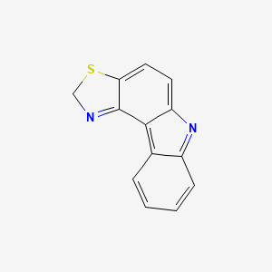 molecular formula C13H8N2S B574461 2H-Thiazolo[5,4-C]carbazole CAS No. 168811-39-0