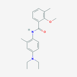 N-[4-(diethylamino)-2-methylphenyl]-2-methoxy-3-methylbenzamide