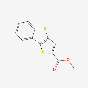 molecular formula C12H8O2S2 B5744682 methyl thieno[3,2-b][1]benzothiophene-2-carboxylate 