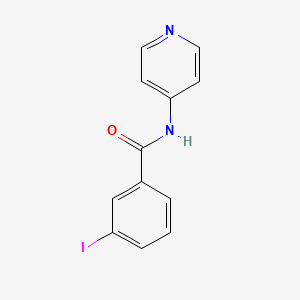 molecular formula C12H9IN2O B5744712 3-iodo-N-4-pyridinylbenzamide 