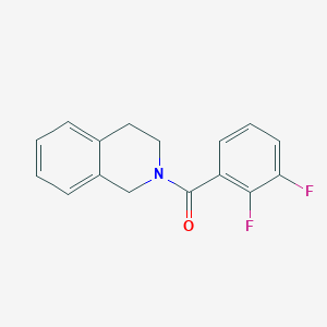 molecular formula C16H13F2NO B5744726 2-(2,3-difluorobenzoyl)-1,2,3,4-tetrahydroisoquinoline 