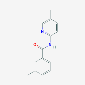 3-methyl-N-(5-methyl-2-pyridinyl)benzamide