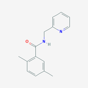 molecular formula C15H16N2O B5744796 2,5-dimethyl-N-(2-pyridinylmethyl)benzamide 