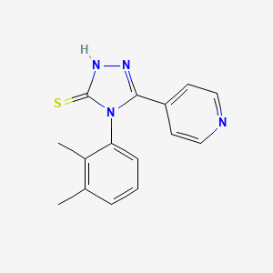 molecular formula C15H14N4S B5744896 4-(2,3-dimethylphenyl)-5-(4-pyridinyl)-2,4-dihydro-3H-1,2,4-triazole-3-thione 