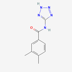 molecular formula C10H11N5O B5744920 3,4-dimethyl-N-1H-tetrazol-5-ylbenzamide 