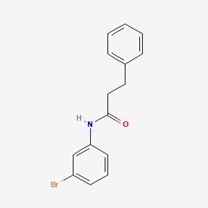 molecular formula C15H14BrNO B5744930 N-(3-bromophenyl)-3-phenylpropanamide 